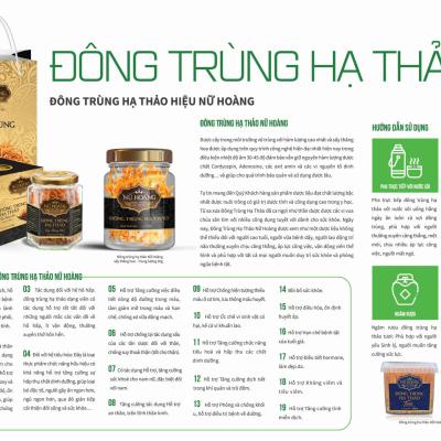 ĐÔNG TRÙNG HẠ THẢO NỮ HOÀNG SẤY THĂNG HOA - Hộp 10gram